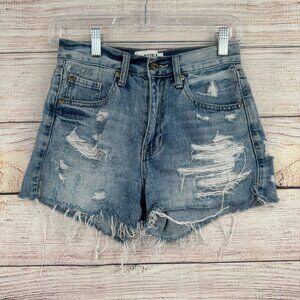 Pistola Nova Relaxed High‎ Rise Cut Off Sante Fey Frayed Jean Shorts Women's 24